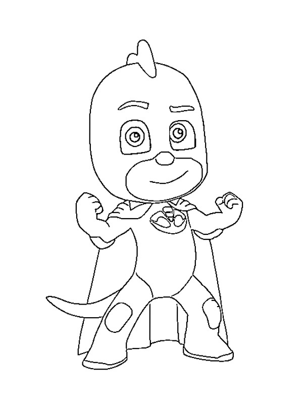 Gekko (PJ Masks) Coloring page