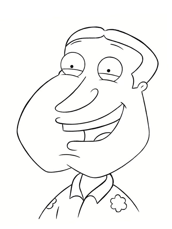 Glenn Quagmire Coloring page