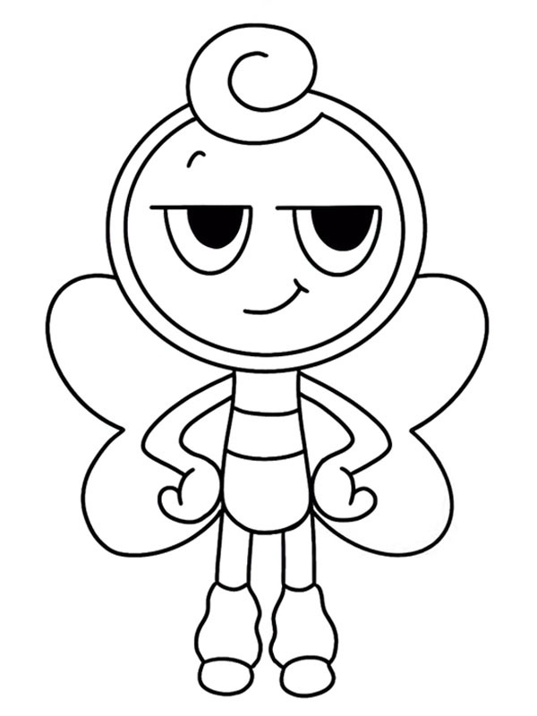 Glisten from Dandy's World Coloring page