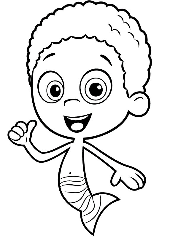 Goby Bubble Guppies Coloring page