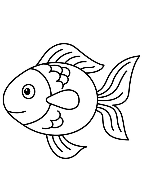 Goldfish Coloring page