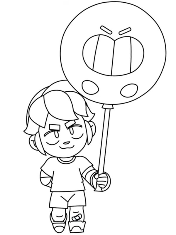 Gus Brawl Stars Coloring page