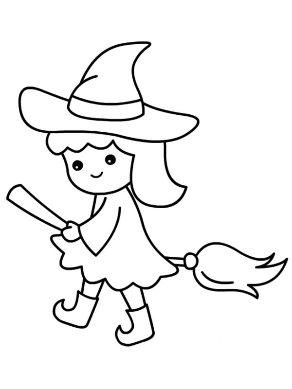 Witch Coloring page