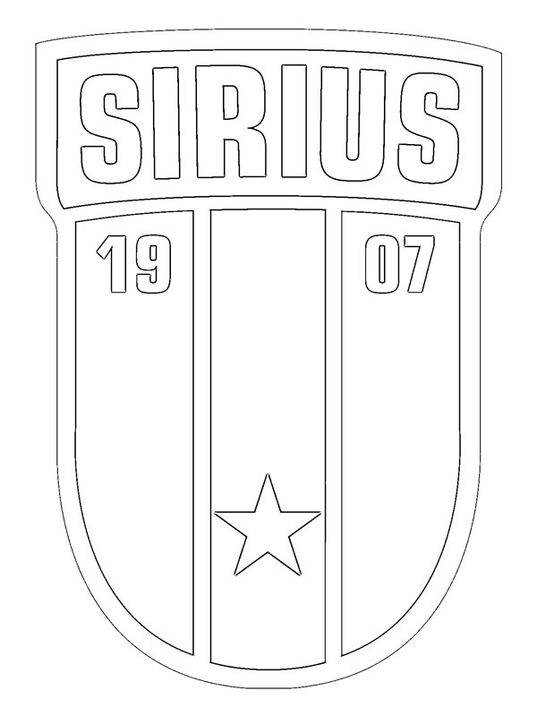 IK Sirius Coloring page