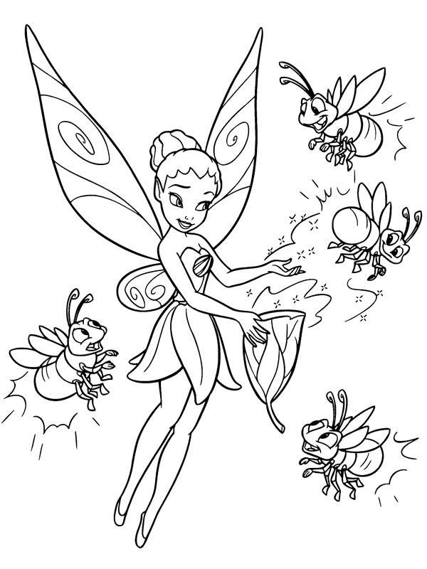 Iridessa Coloring page