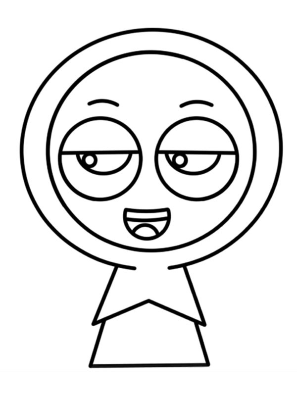 Jevin incredibox sprunki Coloring page