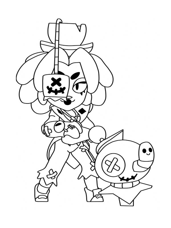 Juju Brawl Stars Coloring page