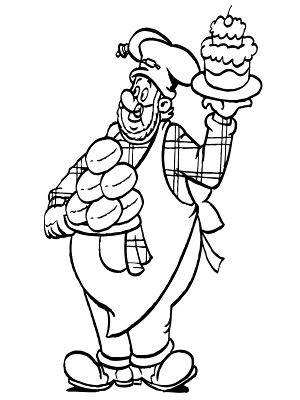 Gnome Smul Coloring page