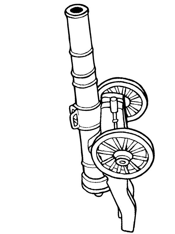 Cannon Coloring page