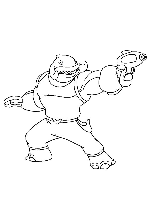 Captain Gantu Coloring page