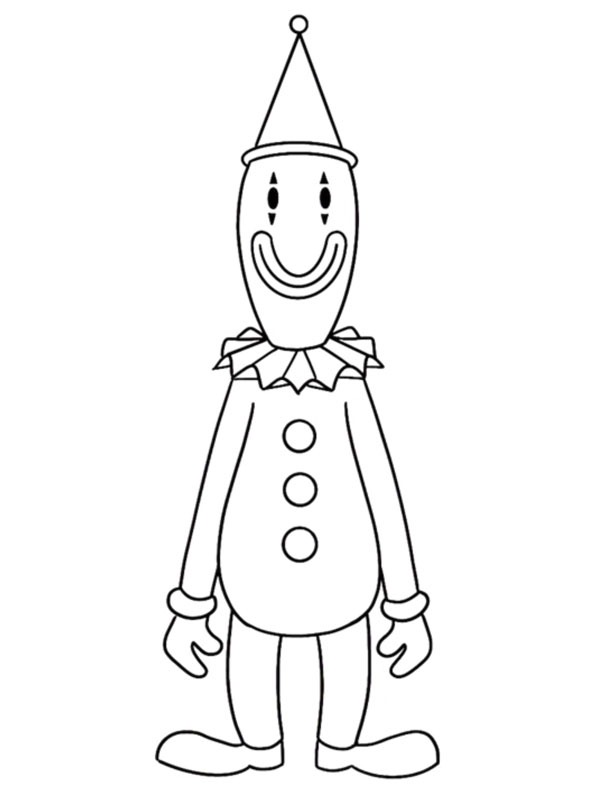 Kaufmo The Amazing Digital Circus Coloring Page - Funny Coloring Pages