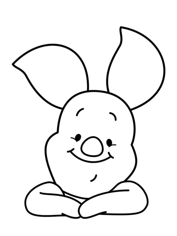 Piglet Coloring page