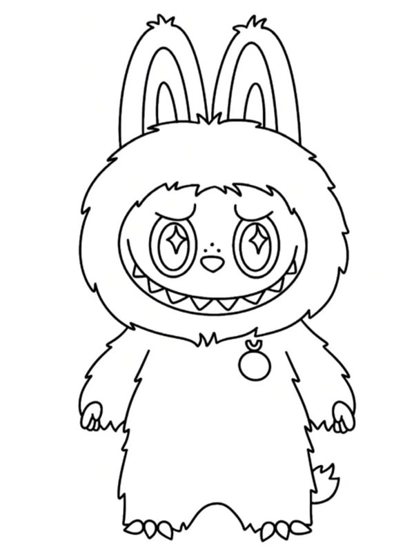 Labubu Coloring page