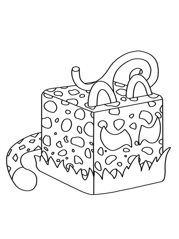 Leopard Fruit Blox Fruits Coloring page