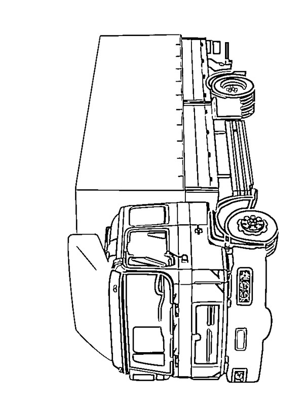 MAN SR 321 truck Coloring page