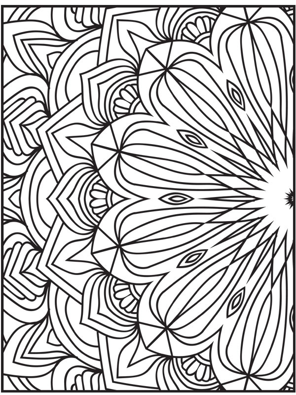 mandala 1 Coloring page