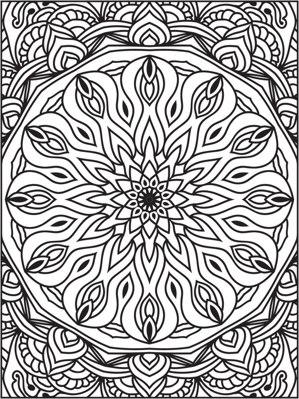 Mandala 2 Coloring page