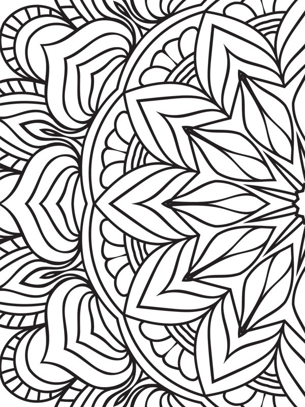 Mandala 5 Coloring page