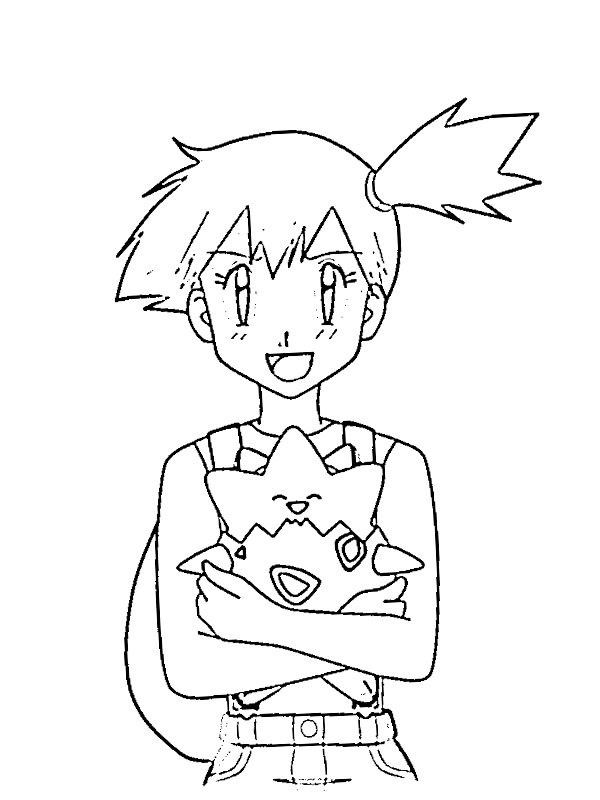 10 Enchanting Pokémon Coloring Pages Featuring Misty to Print