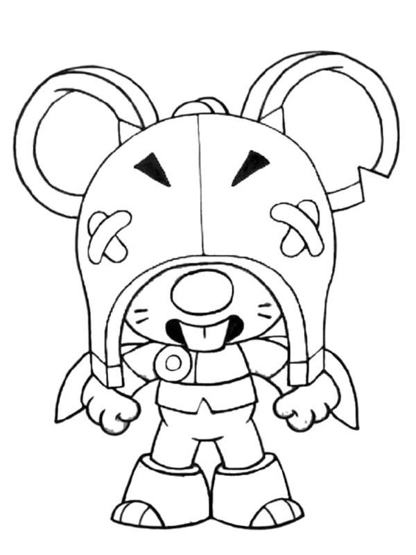 Moe Brawl Stars Coloring page