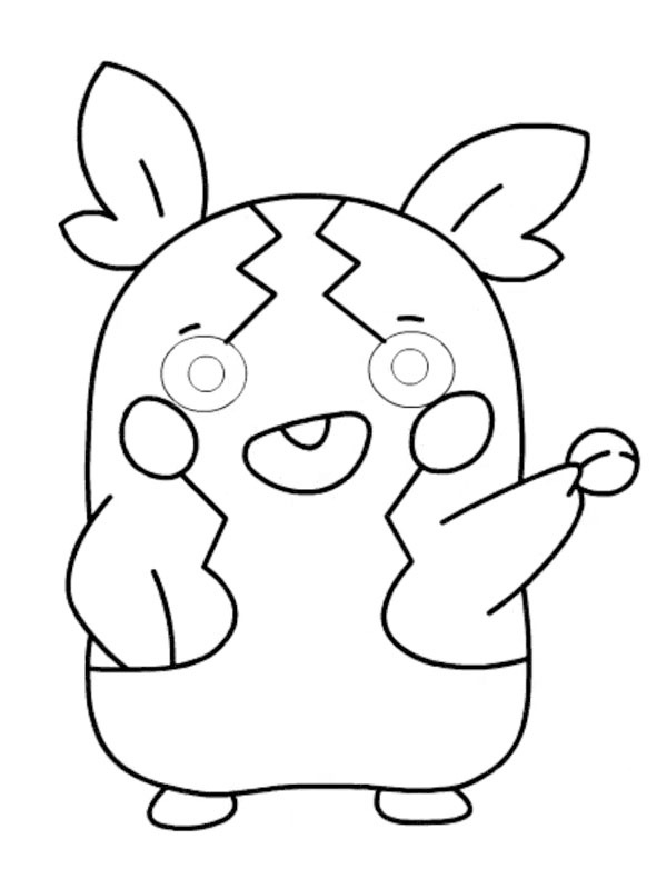 Morpeko (Pokémon) Coloring page