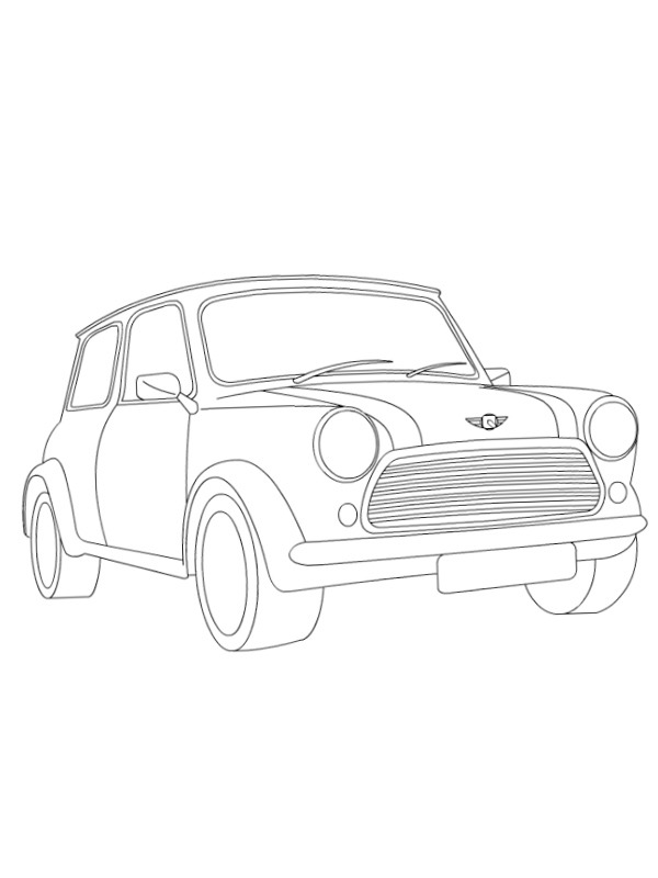 Morris Mini Minor Coloring page