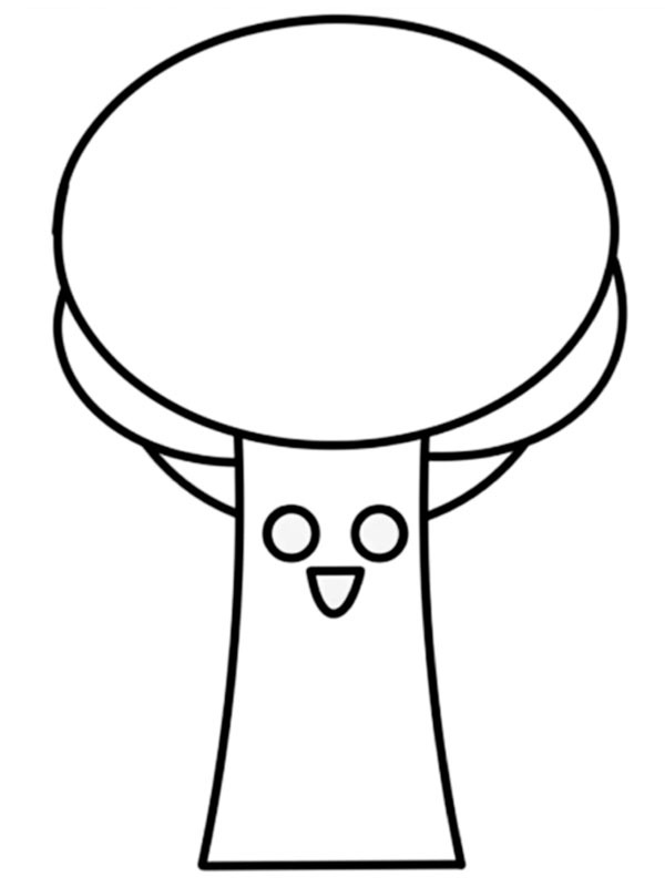 Mr. Tree Incredibox Sprunki Coloring page