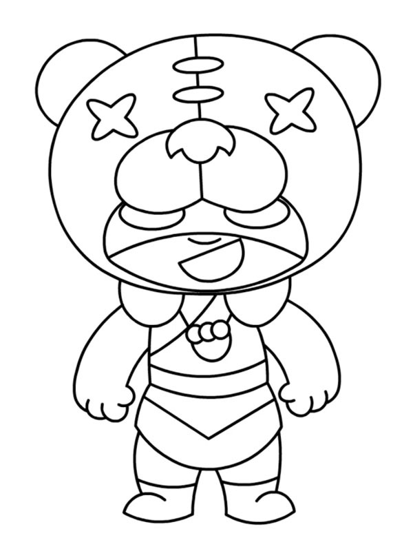 Nita Brawl Stars Coloring page