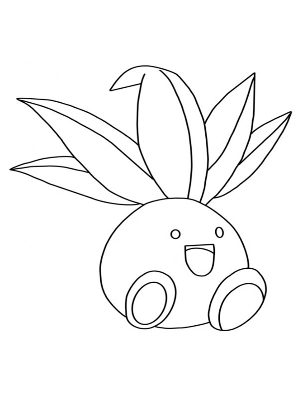 Oddish (Pokémon) Coloring page