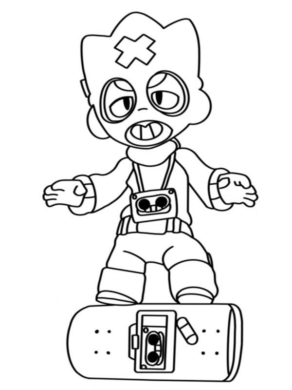 Ollie Brawl Stars Coloring page