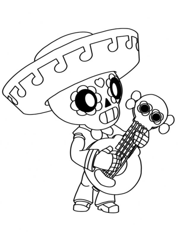 Poco Brawl Stars Coloring page