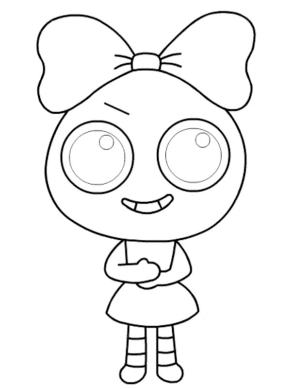 Poppy Dandy's World Coloring page