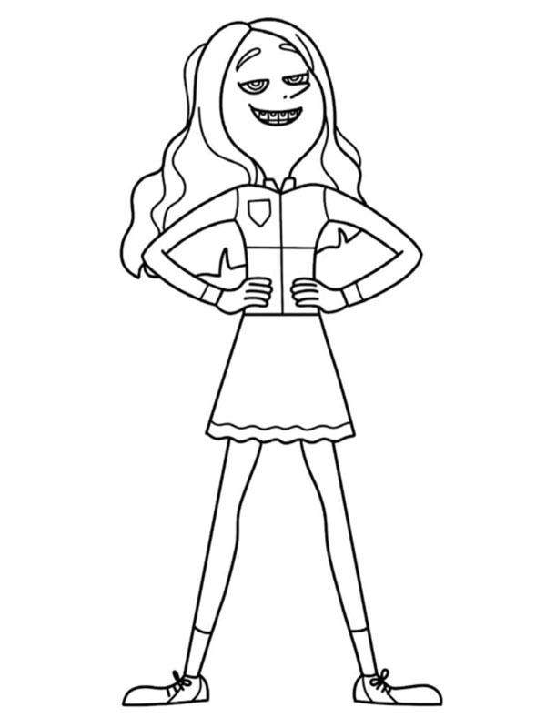 Poppy Prescott Coloring page