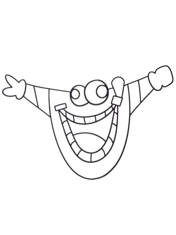 Pouchy Inside Out Coloring page