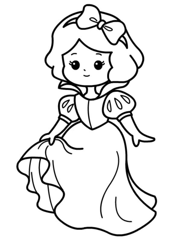 Princess Snow White Coloring page