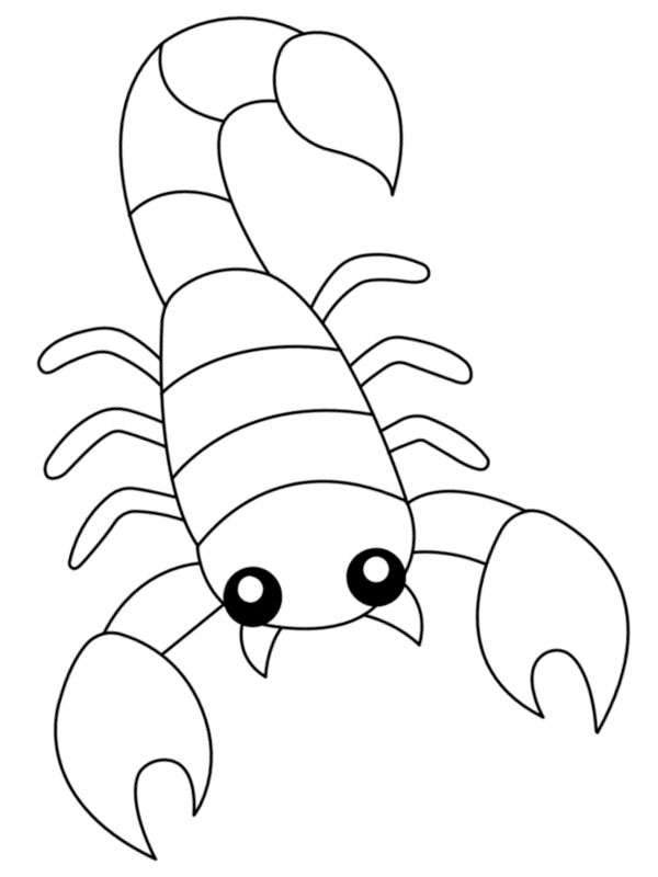 Scorpio Coloring page