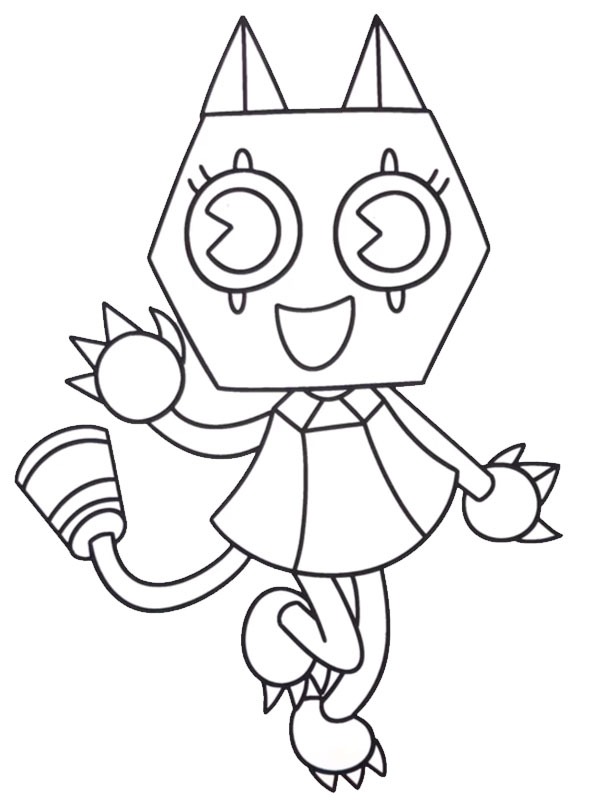 Scraps Dandy’s World Coloring page