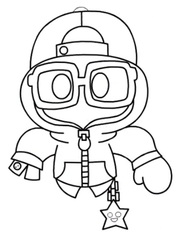 Shade Brawl Stars Coloring page