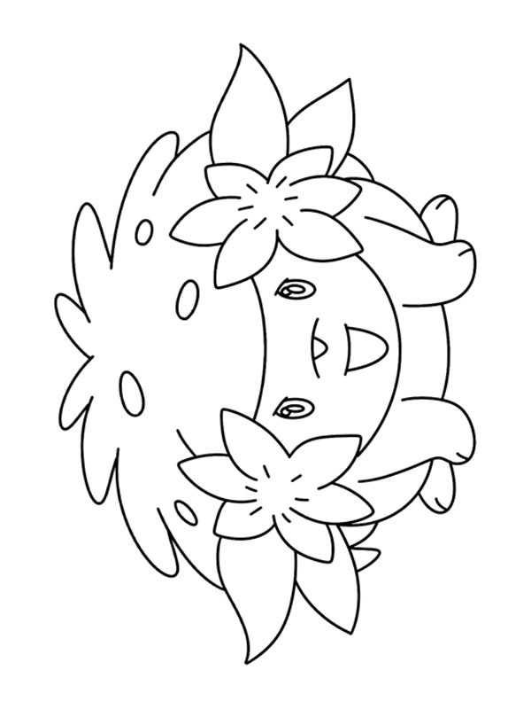 Shaymin (Pokémon) Coloring page