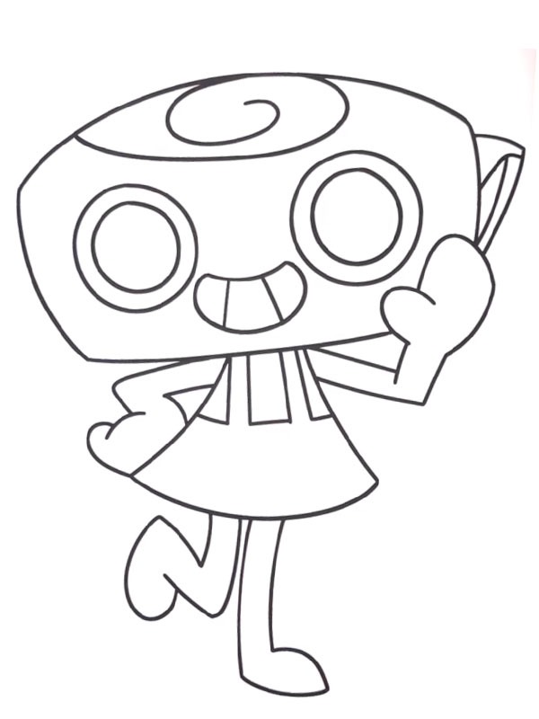 Shelly Dandy’s World Coloring page