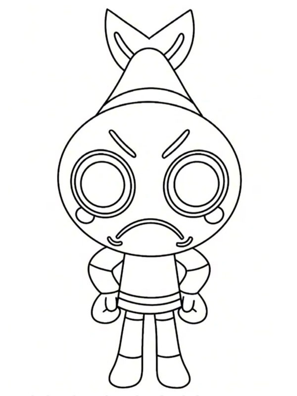 Shrimpo Dandy’s World Coloring page