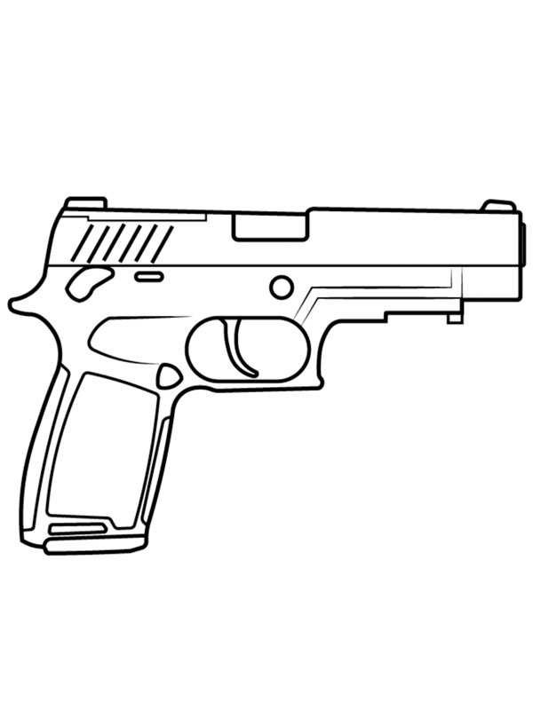 SIG Sauer P320 Coloring page