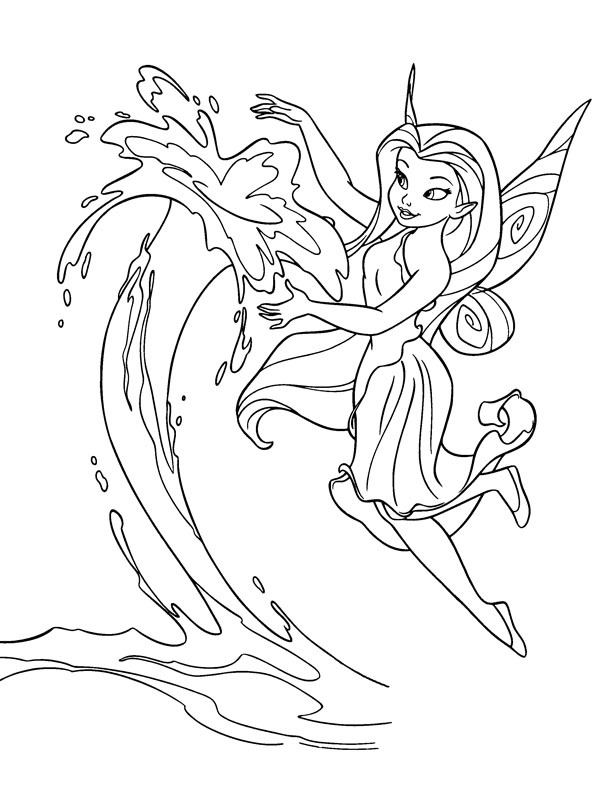 Silvermist Coloring page