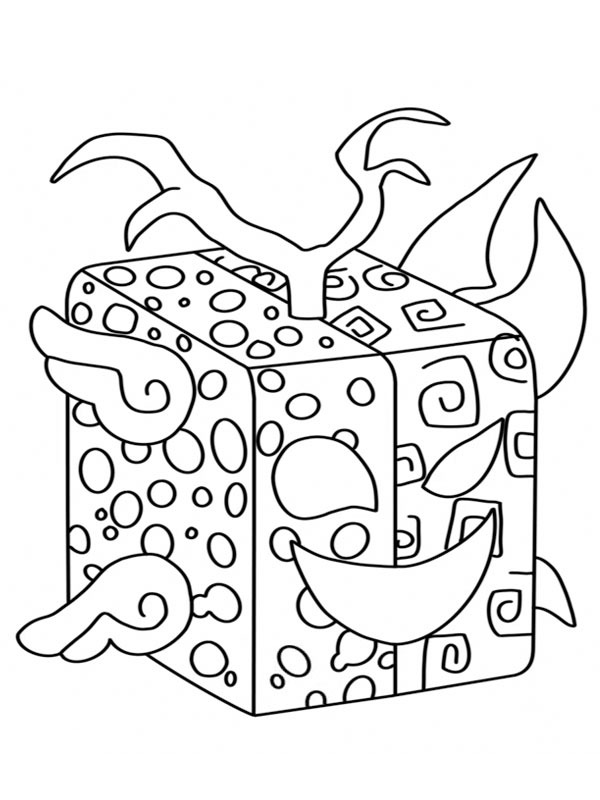 Spirit Fruit (Blox Fruits) Coloring page