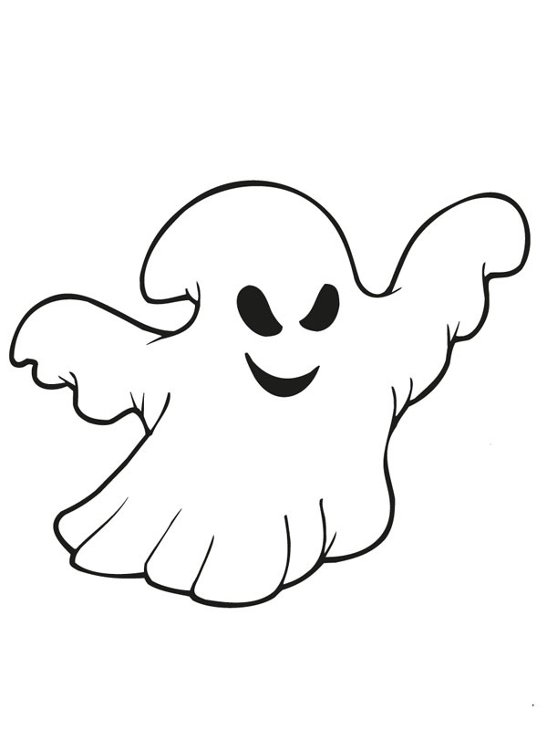 Ghost Coloring page