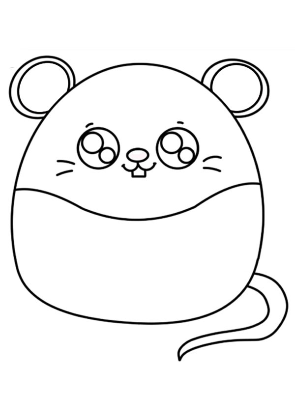 Misty the Mouse Squishmallow Coloring page