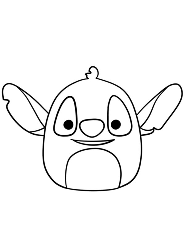 Squishmallows Stitch Coloring page