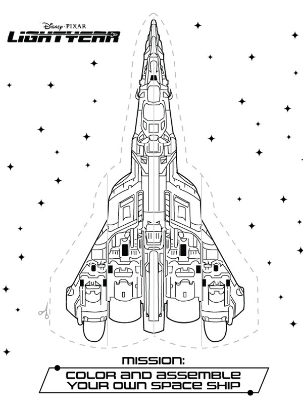 Star Cruiser 42 Coloring page