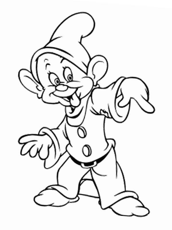 Dopey Coloring page