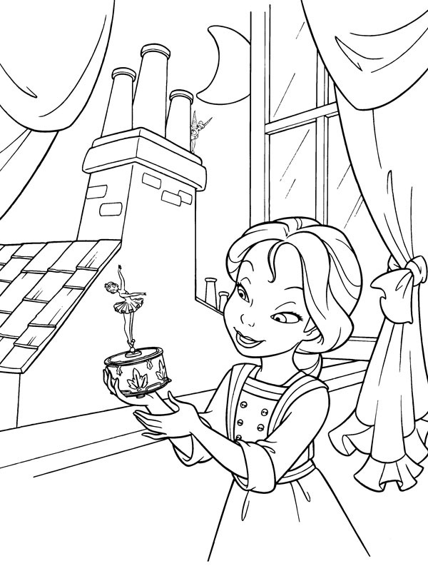 Tinker Bell Coloring page